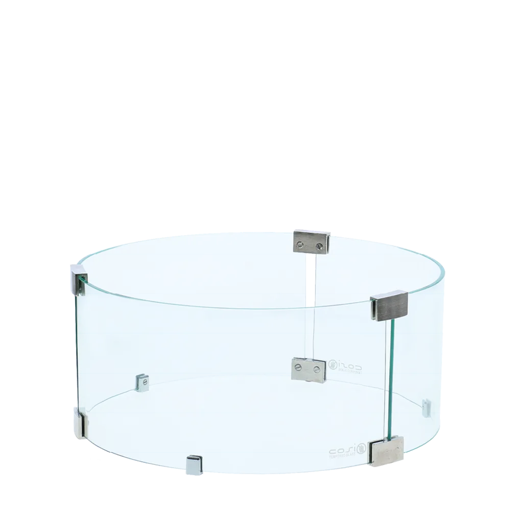 Cosi Fires Cosi round glass set L - Transparent