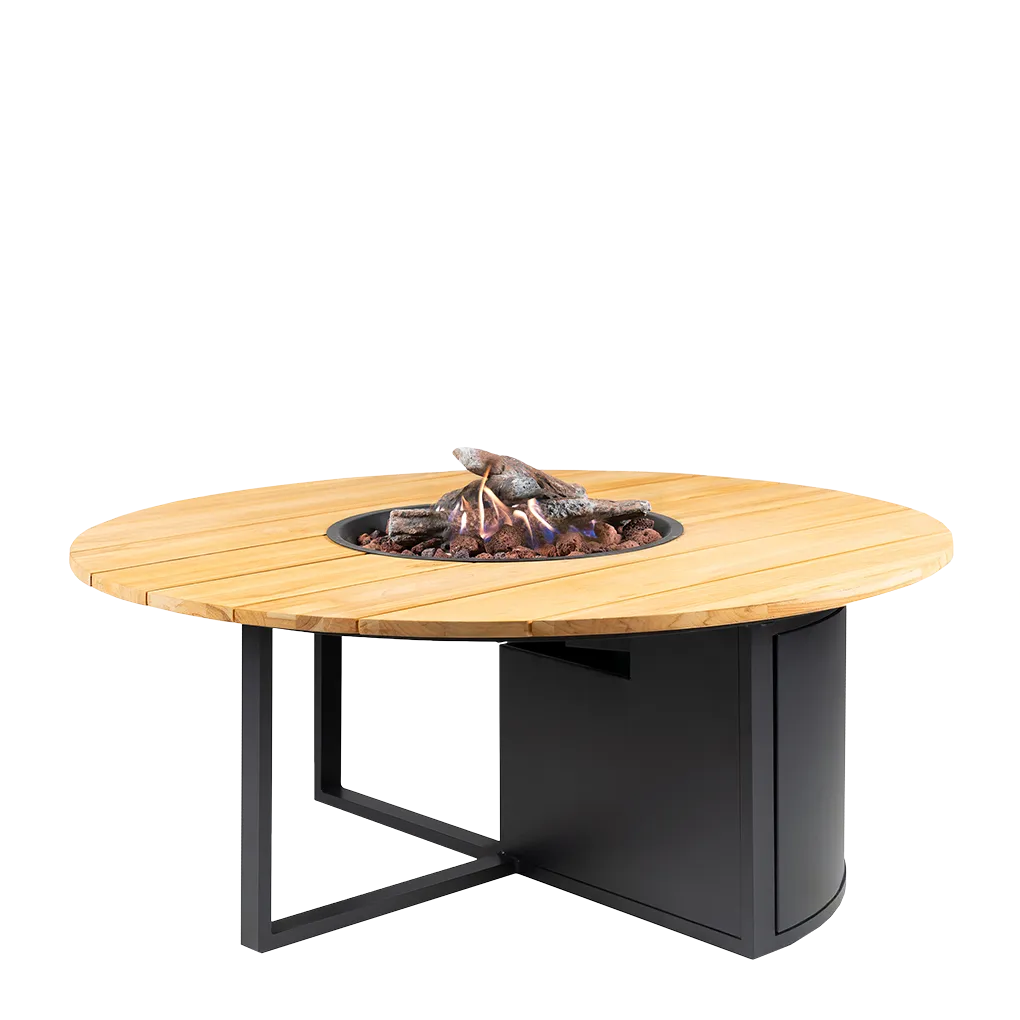 Cosi Fires Cosiloft 120 round black / teak