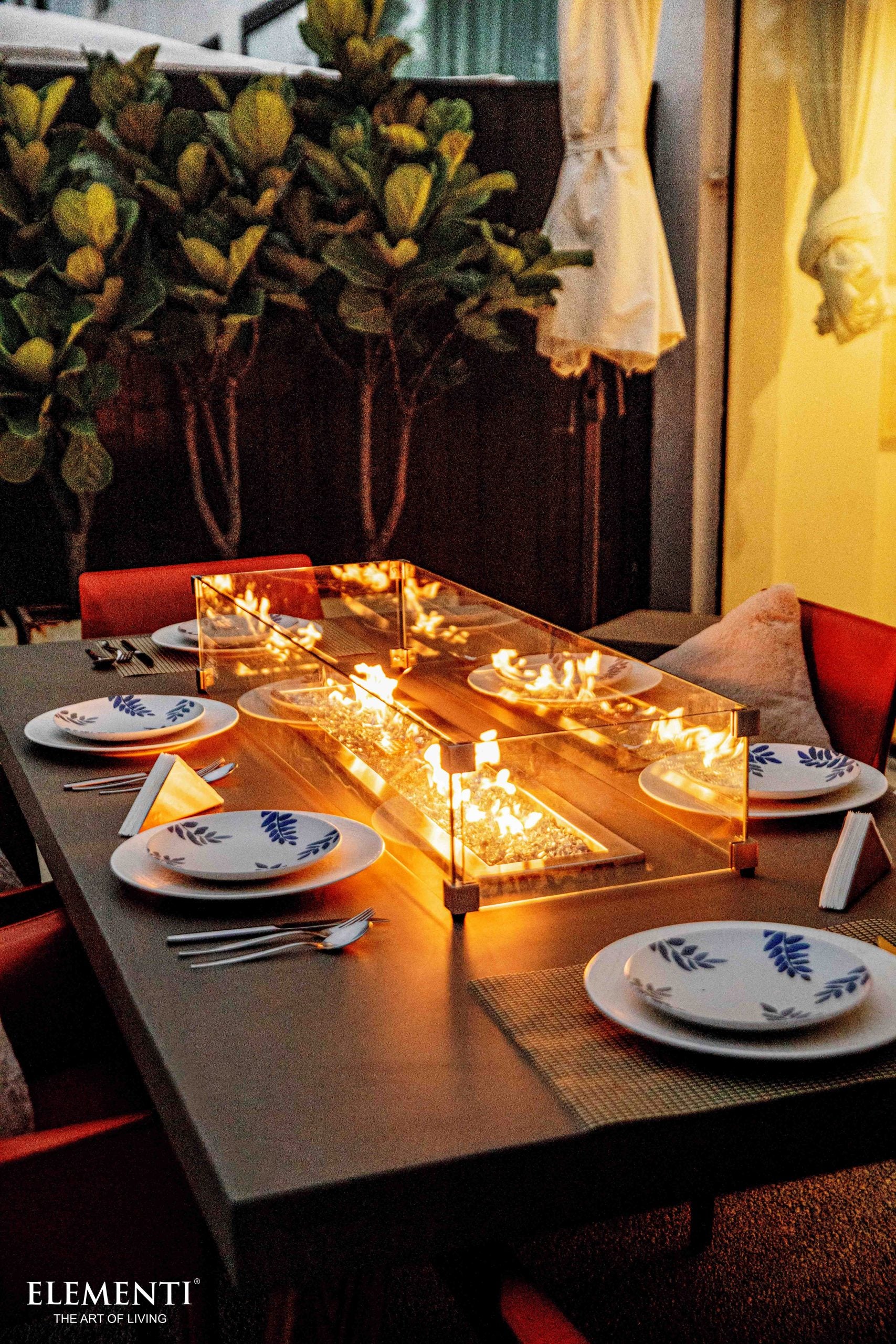 ELEMENTI FIRES SONOMA DINING TABLE