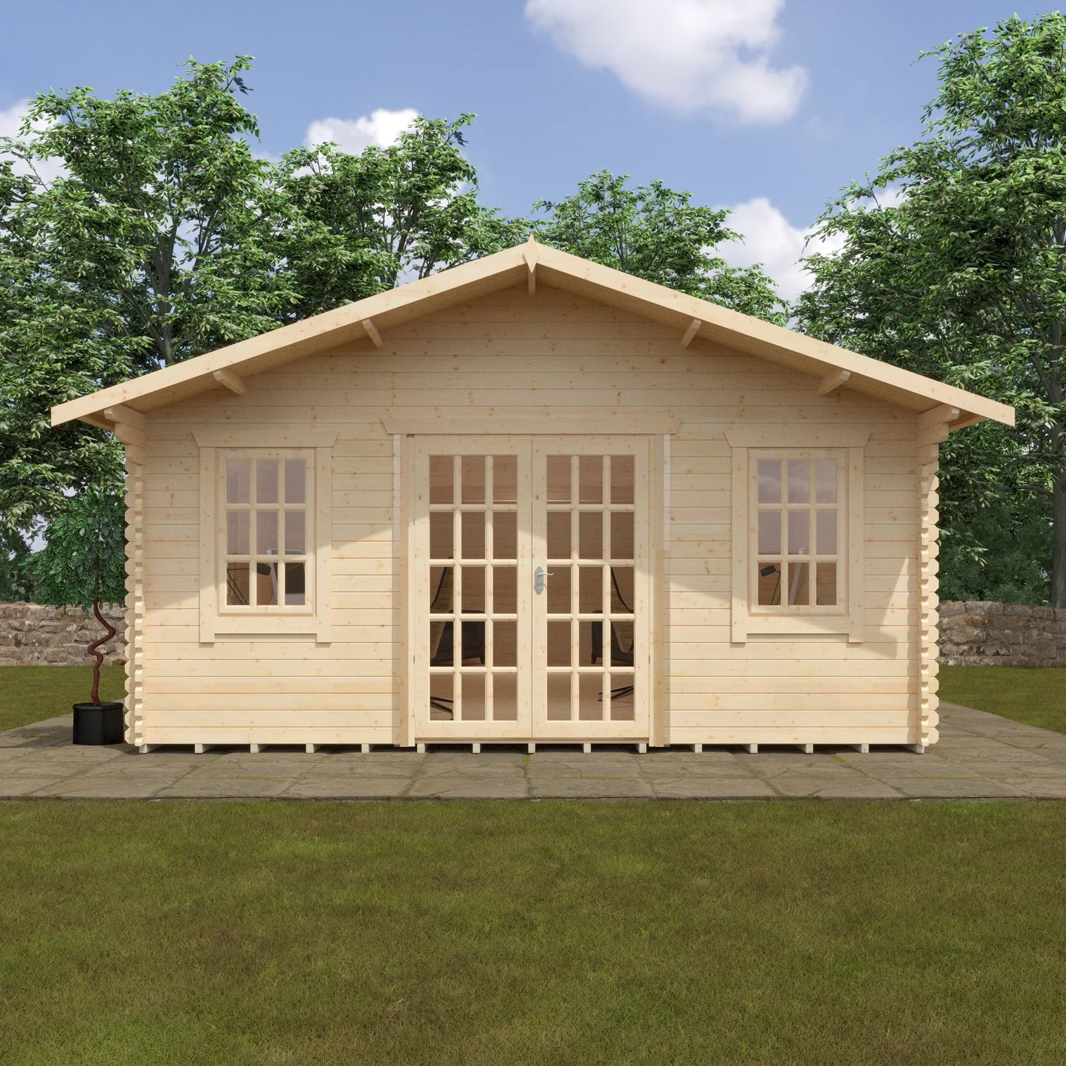The Kensington - Log Cabin - Broadfield