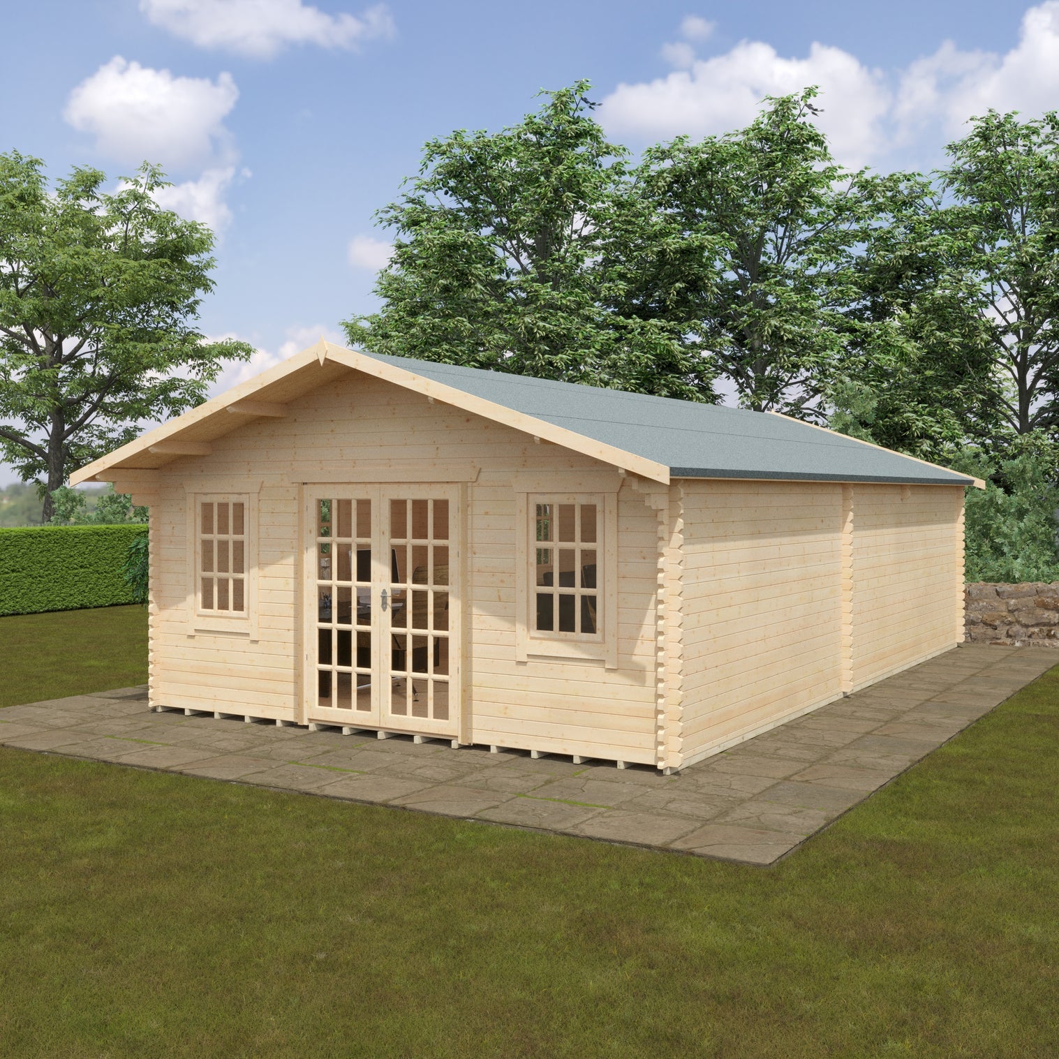 The Kensington - Log Cabin - Broadfield
