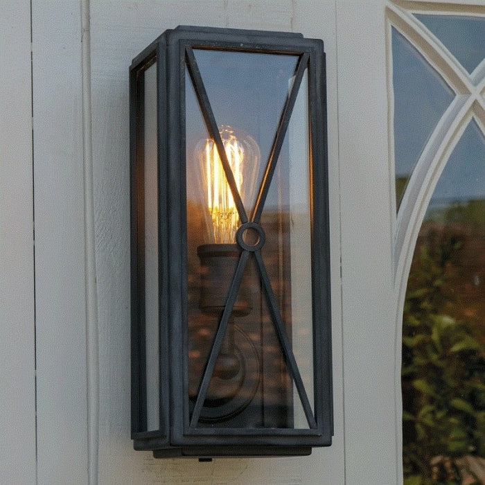 Mayfair Box Wall Light Slim- APG
