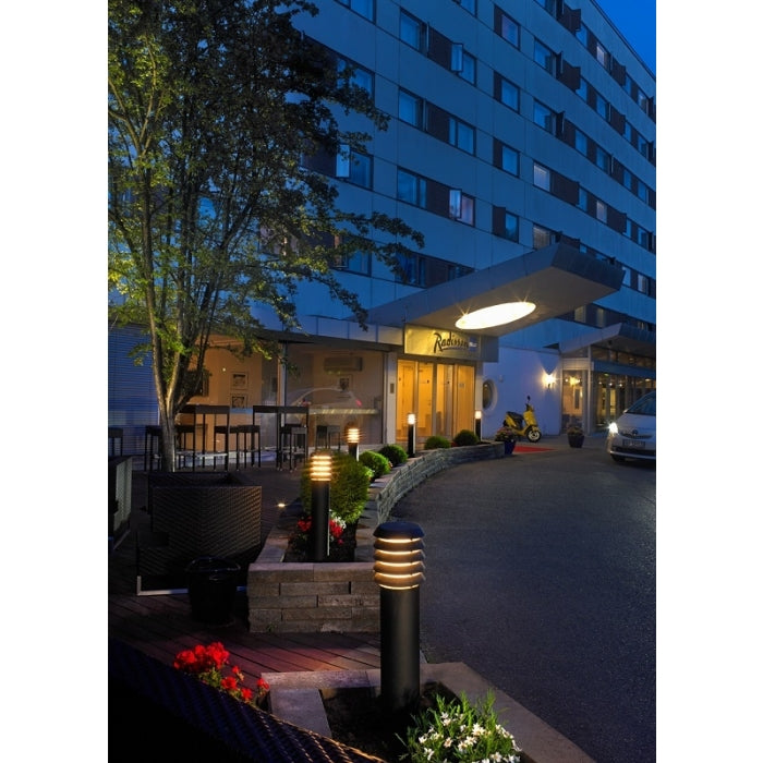 Alta Large Bollard Black by Norlys